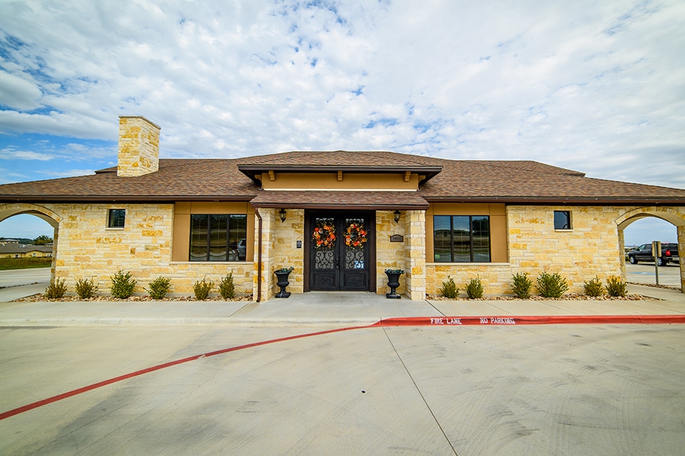 The exterior view of our Copperas Cove dental office, showcasing a welcoming entrance.