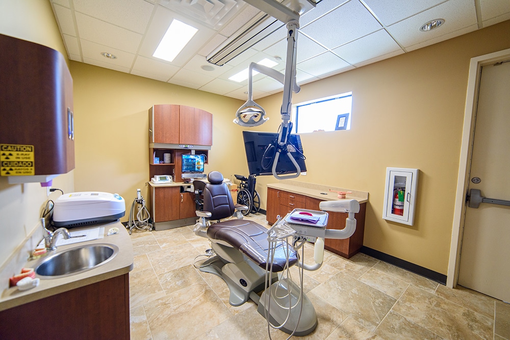 A view of the interior of our Copperas Cove dental office, highlighting our comfortable treatment areas