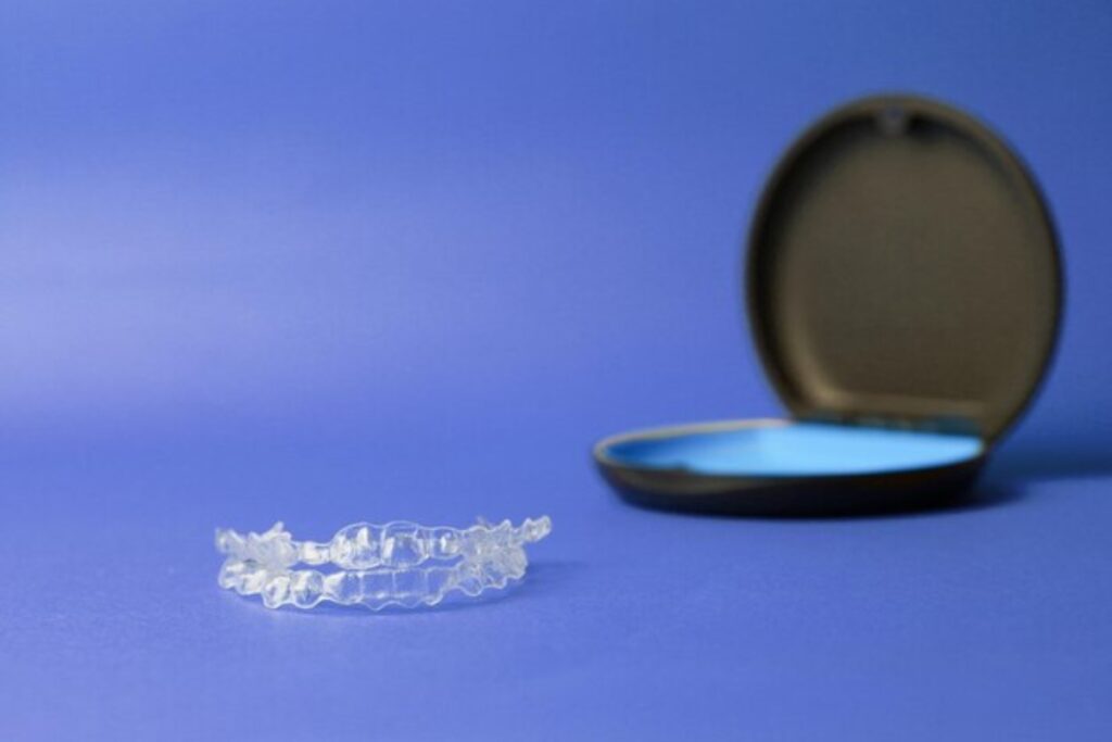 clear INVISALIGN placed on a countertop in Copperas Cove 2 1024x683